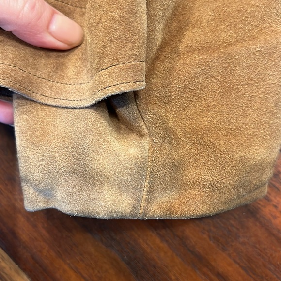 Vintage Sedona West brand Navajo blanket and suede coat - Picture 8 of 11